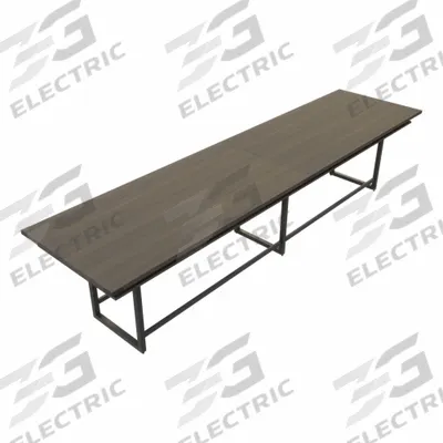 MIRELLA Conference Table: Rectangle, Fiberboard, Southern Tobacco, 47 1/4 in Overall Lg - Rectangular Conference Tables