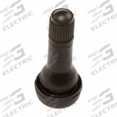HALTEC Tire Valve: Tire Valve, Snap-In, 180° Valve Stem Angle, L-Shape, Std Bore Valve Size, Black (MPN TV-413-50). Key specifications — Valve Type: Snap-In; Thread Size: 0.305-32; Valve Shape: L-Shape; Color: Black; Product Type: Tire Valve; Compatible Vehicle Type: Automobiles; Material: Rubber; Brand: HALTEC.