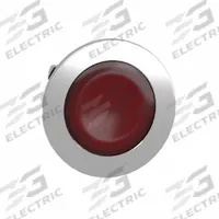 SCHNEIDER ELECTRIC Pilot Light Head: 30 mm Panel Mounting Hole Dia, Red, Smooth, LED, XB4 Series (MPN ZB4FV043). Key specifications — Brand: SCHNEIDER; Compatible Lamp Module Type: Universal LED Module; Compatible with Series: XB4.