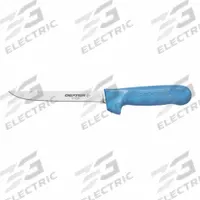 DEXTER RUSSELL Boning Knife: Honed, 11 in Overall Lg, Steel Blade, Polypropylene Handle, Blue Handle (MPN 01563C). Key specifications — Sub-brand: Sani-Safe; Brand: DEXTER RUSSELL; Blade Material: Steel; Blade Type: Honed; Handle Color: Blue; Handle Material: Polypropylene; Knife Type: Boning Knife; NSF Certified: Yes.
