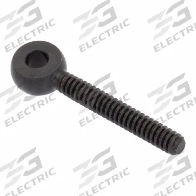 AMPG Fixed Rod End: Stainless Steel, Black Oxide, 1 in Hole Center-to-End Lg - Stainless Steel Male Threaded Fixed Rod Ends