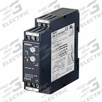 OMRON Level Control Relay: DIN-Rail Mounted, Single Probe, 5 A Current Rating, 24V AC/DC (MPN K8AK-LS1 24VAC/DC). Key specifications — Contact Rating (AC): 5 A @ 250V AC; Contact Rating (DC): 5 A @ 30V DC; Electrical Connection: Screw Terminal; Mounting Style: DIN Rail; Number of Probes: Single Probe; Relay Function: Pump Up; Status Indicator: LED Indicator; Brand: OMRON.