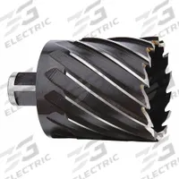 MILWAUKEE Annular Cutter: 1 3/4 in Cutter Dia, 2 in Max Cutting Dp, Black Oxide, High Speed Steel (MPN 49-59-2175). Key specifications — attr253884: No; attr253885: Black Oxide; attr253886: High Speed Steel; attr253887: Weldon Flat; attr253888: Fractional Inch; attr277149: MILWAUKEE.