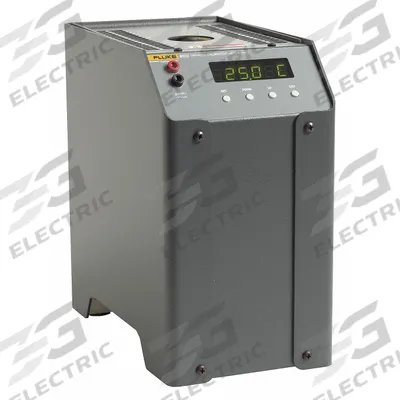 FLUKE Drywall Temperature Calibrator: -13°F to 284°F /-25°C to 140°C - Single-Block Drywell Calibrators with Adjustable Setpoints
