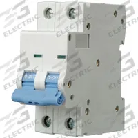 DAYTON IEC Supplementary Protector: 50 A Amps, 440V DC, 10kA at 440V DC, Screw Clamp, NDB2Z-63 C50/2 (MPN 5MLE2). Key specifications — Terminal Connection: Screw Clamp; AC Voltage Rating: Not Rated; Curve Type: C; DC Voltage Rating: 440V DC; Max. AIR Rating: 10kA at 440V DC; Series: NDB2Z-63 C50/2; Brand: DAYTON.