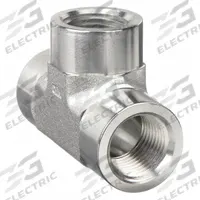 PARKER Metal Pipe Tee: Tee, Carbon Steel, 1/4 in x 1/4 in x 1/4 in, 6,000 psi (MPN 4-4-4 FT-S). Key specifications — Pipe Fitting Material: Carbon Steel; Brand: PARKER; Maximum Operating Pressure: 6,000 psi; Connector Type: Coupling; (DO NOT SEND) Manufacturer Location: Globally Sourced; Fitting Pipe Size: 1/4 in x 1/4 in x 1/4 in.