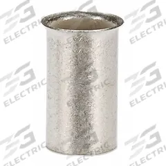 PANDUIT Wire Ferrule: 6 AWG Max Wire Size, Holds 1 Wire, Bare, 0.24 in Ferrule Dia (MPN F84-12-TL). Key specifications — Brand: PANDUIT.