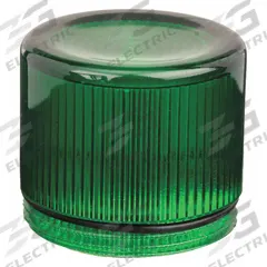 EATON Push Button Cap: 30 mm Panel Size, Illuminated, Non-Metallic, Green (MPN 10250TC22). Key specifications — Manufacturer Part Number: 10250TC22; Compatible Operator Illumination: Illuminated; Compatible with Series: 10250T; Head Attachment Type: Screw-On; Head Material: Plastic; Brand: EATON.