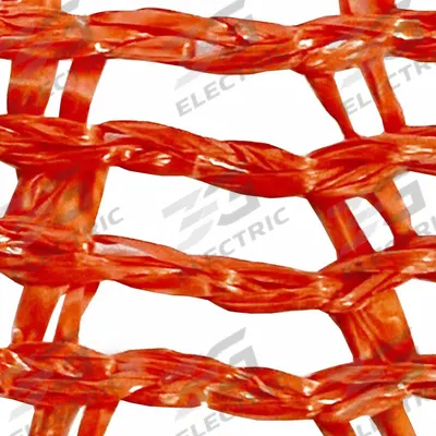 TENAX Debris Netting: Orange, 4 ft Overall Ht, 150 ft Overall Lg - Debris & Scaffolding Nets