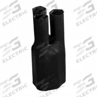 ELECTRIDUCT Heat Shrink Breakout Boots: 10 Pk, 1.49 in I.D. Before Shrinking, 4.3 in Lg, Black (MPN HSB-3-1.5-10PK). Key specifications — Brand: ELECTRIDUCT; Color: Black; _Pack Size: 10.