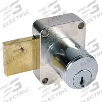 COMPX NATIONAL Deadbolt Lock: Keyed Alike, Horizontal Left, Rectangular, 1 5/8 in Body Ht, Steel (MPN C8173-107-26D). Key specifications — attr1313962: Chrome-Plated; attr1313912: 107; attr1313948: Silver; attr1313954: COMPX NATIONAL.