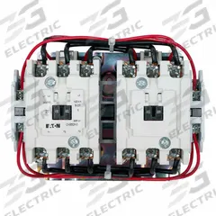 EATON NEMA Magnetic Contactor: Reversing, 3 Poles, NEMA Size 2, 45 A, 480V AC (MPN CN55GN3CB). Key specifications — Brand: EATON.