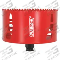 DIABLO Hole Saw: 4 3/4 in Saw Dia., 4 Teeth per Inch, 2 3/8 in Max. Cutting Dp, Bi-Metal (MPN DHS4750). Key specifications — attr1098070: 4; attr1098087: DIABLO; attr1098073: Snap-Lock Plus™.