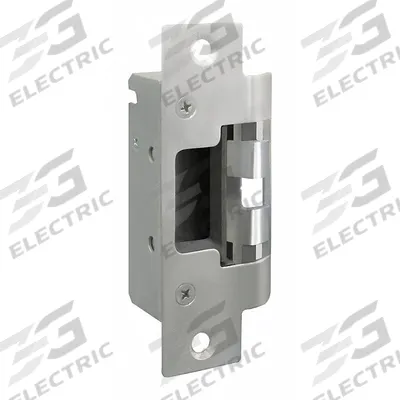 HES Electric Door Strike: 1 7/16 in Wd, 4 7/8 in Ht, Cylindrical - Cylindrical Electric Strikes