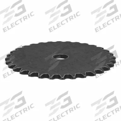 TRITAN Roller Chain Sprocket: No Hub, For Single Strands, 25, 32 Teeth, 2.312 in Pitch Dia - Size 25 Plain-Bore Roller Chain Sprockets