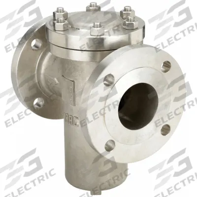 SSI Basket Strainer: Stainless Steel, 0.0468 in Screen Size, Single, Flanged - Stainless Steel Basket Strainers