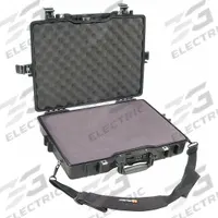 PELICAN Protective Case: 13 1/8 in x 18 7/8 in x 3 7/8 in Inside, Convoluted/Pick and Pluck/Solid (MPN 1495-000-110). Key specifications — Closure Type: Double Throw; Material: Plastic; Brand: PELICAN; Includes Foam Insert: Foam Insert Included.