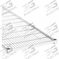 APPROVED VENDOR Wire Shelf: 72 in x 24 in, 1 Shelves, Chrome (MPN MH2472CSQG). Key specifications — Brand: APPROVED VENDOR; Finish: Chrome.