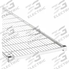 APPROVED VENDOR Wire Shelf: 72 in x 24 in, 1 Shelves, Chrome (MPN MH2472CSQG). Key specifications — Brand: APPROVED VENDOR; Finish: Chrome.