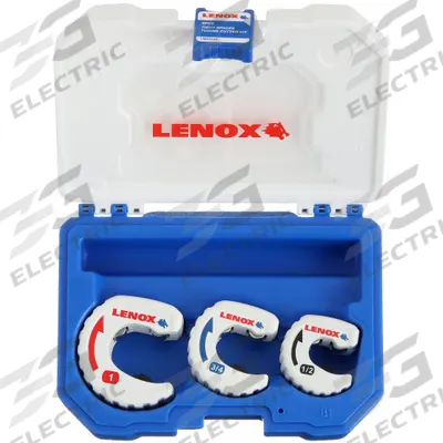 LENOX Tubing Cutter Set: 0.5 in – 1 in OD Cutting Capacity, Std Wheel Cutter - Metal Tubing Compact Cutter Sets