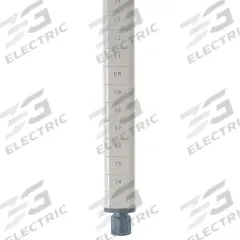 METRO Shelving Post: 62 3/16 in x 1 3/4 in, Taupe, 18 ga Post Gauge, Steel, Epoxy Coated (MPN MQ63PE - 9995Z). Key specifications — attr37235: Steel; attr37236: Epoxy Coated; attr37233: Taupe; attr37247: (8) MetroMax S Hooks; attr33785: METRO.