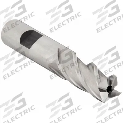 YG-1 Square End Mill: High Speed Steel, 4 Flute, 1/2" Mill Dia, 1-1/4" LOC - General Purpose High-Speed Steel Square End Mills
