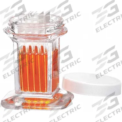 WHEATON Coplin Jar: 10 Sample Capacity, 26 mm Ht, 26 mm Wd, 70 mm Dp - Staining Jars