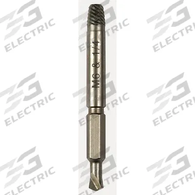 ALDEN Drill/Extractor Tool: Double End, Size #4 - Double-Ended Extractor/Drill Bits