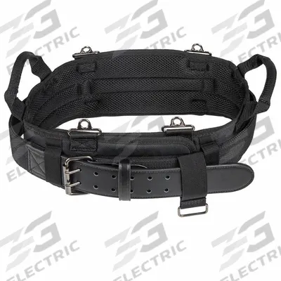 KLEIN TOOLS Modular Tool Belt: Polyester, 31 in to 34 in Waist Size - Tool Belts without Pouches