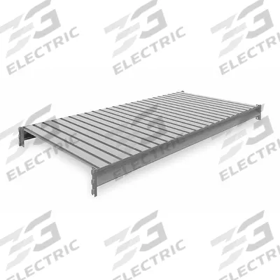 TENNSCO Shelf: 72 in x 36 in, 22 ga Beams, Steel - Ribbed Steel Decking Bulk Rack Shelf Kits