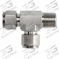 BRENNAN INDUSTRIES Single Ferrule Instrumentation Fittings: Compression x MNPT x Compression (MPN NS2605-06-06-06-SS). Key specifications — Series: NS2605; Compatible Fitting Brands: Parker CPI; Brand: BRENNAN INDUSTRIES.