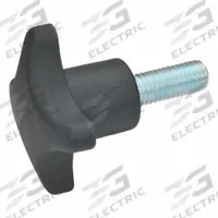 JW WINCO Hand Knobs; 4-Prong Knobs: Plastic w/ Steel Thread, M6 Thread, 32 mm Dia (MPN 6335.4-ST-32-M6-25). Key specifications — Brand: JW WINCO.