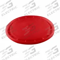 GRAINGER Lid: Snap-On, 12 1/8 in Overall Dia, Red, Plastic, 12 1/8 in Dia. 5/8 in L x 12 1/8 in W (MPN 878HN0). Key specifications — UN Rating Liquids: Not Rated; Brand: GRAINGER; UN Rating Solids: Not Rated; Compatible Grainger Part Number: 878HN5; Material: Plastic; Compatible Manufacturer Model Number: 878HN8.