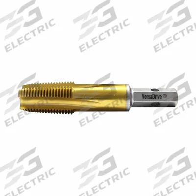 HOLEMAKER TECHNOLOGY Straight Flute Tap: 1/4"-18 NPT, 2B, 4 Flute - VersaDrive Pipe Taps