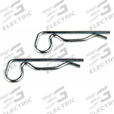 GUARDAIR Safety Clip: Steel, Compatible with F5/INF5, 29/32 in Overall Lg, 500A02 - Safety Cables & Clips