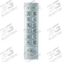 ALARM CONTROLS Electromagnetic Access Keypad: 7 1/16 in Ht, 1 in Dp, 1 13/16 in Wd, Gray, Gray (MPN KP-300). Key specifications — Color: Gray; Brand: ALARM CONTROLS.