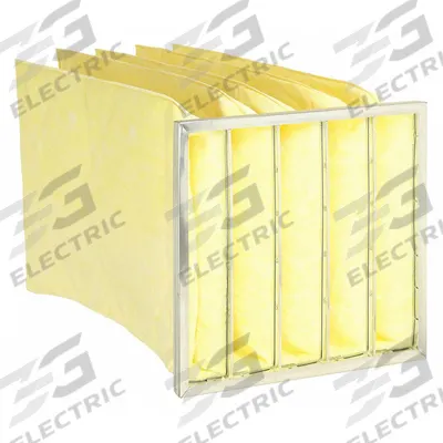 GRAINGER Pocket Air Filter: 20 in x 20 in x 36 in, MERV 14, Yellow, Synthetic - MERV 14 Pocket Air Filters