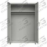 STRONG HOLD Storage Cabinet: 48 in x 24 in x 75 in, 1 Adj Shelf, Swing Handle & Padlock Hasp, Legs (MPN 46-WR-241-L). Key specifications — Brand: STRONG HOLD; Base Type: Legs; Cabinet Color: Gray; Frame Assembled: Assembled.