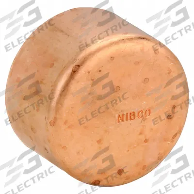 NIBCO Cap: 1 in CTS, Cup, Wrot Copper (MPN 617 1) - Wrot Copper Tube Fittings