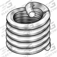 HELI-COIL Helical Insert: Tanged Tang Style, Screw-Locking, #8-32 Thread Size, Plain, Plain, 100 PK (MPN A3585-2EN164). Key specifications — Material Grade/Class: Nitronic 60; Thread Direction: Right Hand; STI Tap Size: #8-32; Compatible Material: Metal; System of Measurement: Inch; Brand: HELI-COIL; Tensile Strength: 200,000 psi; Thread Type: Coarse.