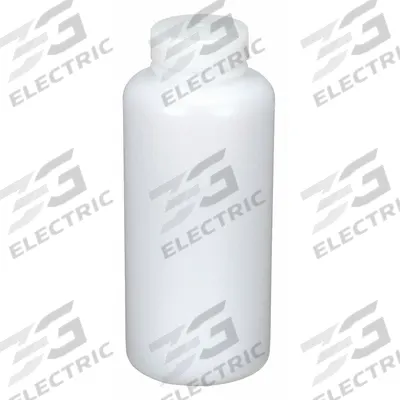 QORPAK Chemical/Reagent Bottle: HDPE, 960 mL, 32 fl oz, Closure Included, Natural - HDPE Wide Mouth Round Lab Bottles