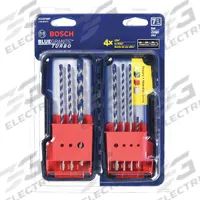 BOSCH Hex Shank Drill Bit Set: 1/4 in_1/8 in_3/8 in_3/16 in_5/32 in Drill Bit Size, 6 in Overall Lg (MPN HCBG700T). Key specifications — attr277146: BOSCH.