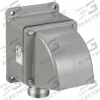 HUBBELL Back Box: For UL 1686 Pin & Sleeve Devices, 60 A_100 A, 1.5 in, Feed Through Hub, 15° (MPN MB601007W). Key specifications — Brand: HUBBELL; Material: Aluminum.