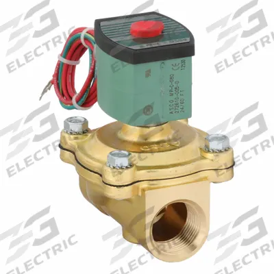 REDHAT Solenoid Valve: 2-Way, Normally Closed, 1 in Pipe Size, 24V AC, Watertight - 2-Way/2-Position, Normally Closed Solenoid Valves