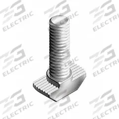 Hammer Bolt: M6 Size, 25 mm Thread Lg, For 8 mm Slot Wd, 40 Series, Zinc-Plated, Steel, 4 PK (MPN 096HK0830M0625). Key specifications — Fastener Type: Hammer Bolt; Material: Steel; Finish: Zinc-Plated; T-Slot Fastener Type: Hammer Bolt; Compatible Series: Fath 40 Series; System of Measurement: Metric; Brand: FATH INC.; Mounting Type: Drop-In.