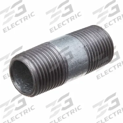 APPROVED VENDOR Pipe Nipple: 1/2 in Nominal Pipe Size, 4 in Lg, Schedule 40, Galvanized Steel - Schedule 40 Threaded on Both Ends Pipe & Pipe Nipples