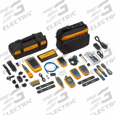 FLUKE NETWORKS Cable Tester Kit: LinkIQ, Pro Kit with SimpliFiberPro, VisiFault - Copper Cable Verification Tester Kits