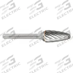 SGS PRO Carbide Bur: Ball-Nosed Tree, SF-3, Inox Cut, 3/8" x 3/4" Head, 1/4" Shank (MPN 19175). Key specifications — Trade Number: SF-3; Brand: SGS PRO.