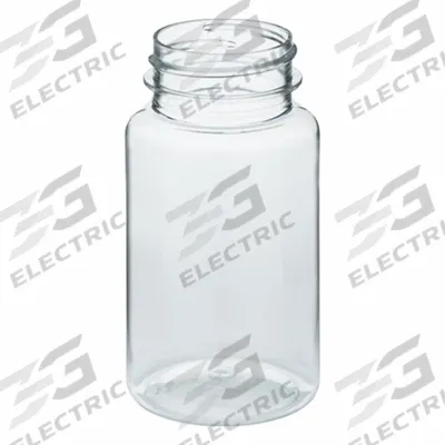 QORPAK Wide Mouth Bottle: PET, 120 mL, 4 fl oz, Colorless, 38-400, No Closure - PET Wide Mouth Round Lab Bottles