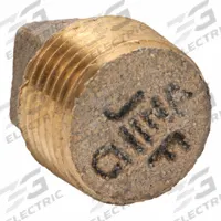 APPROVED VENDOR Plug: Square Drive Solid Plug, 3/8 in, NPT Threaded, Class 125, C89833 Brass, PTFE (MPN ZUSA-PF-10711). Key specifications — Brand: APPROVED VENDOR; Maximum Operating Pressure: 125 psi @ 72° F.